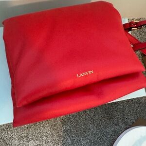 Lanvin Vibrant Red Clutch